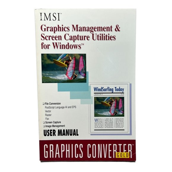 IMSI Graphics Converter Gold User Guide Manual Graphics Management for Windows - Picture 1 of 8